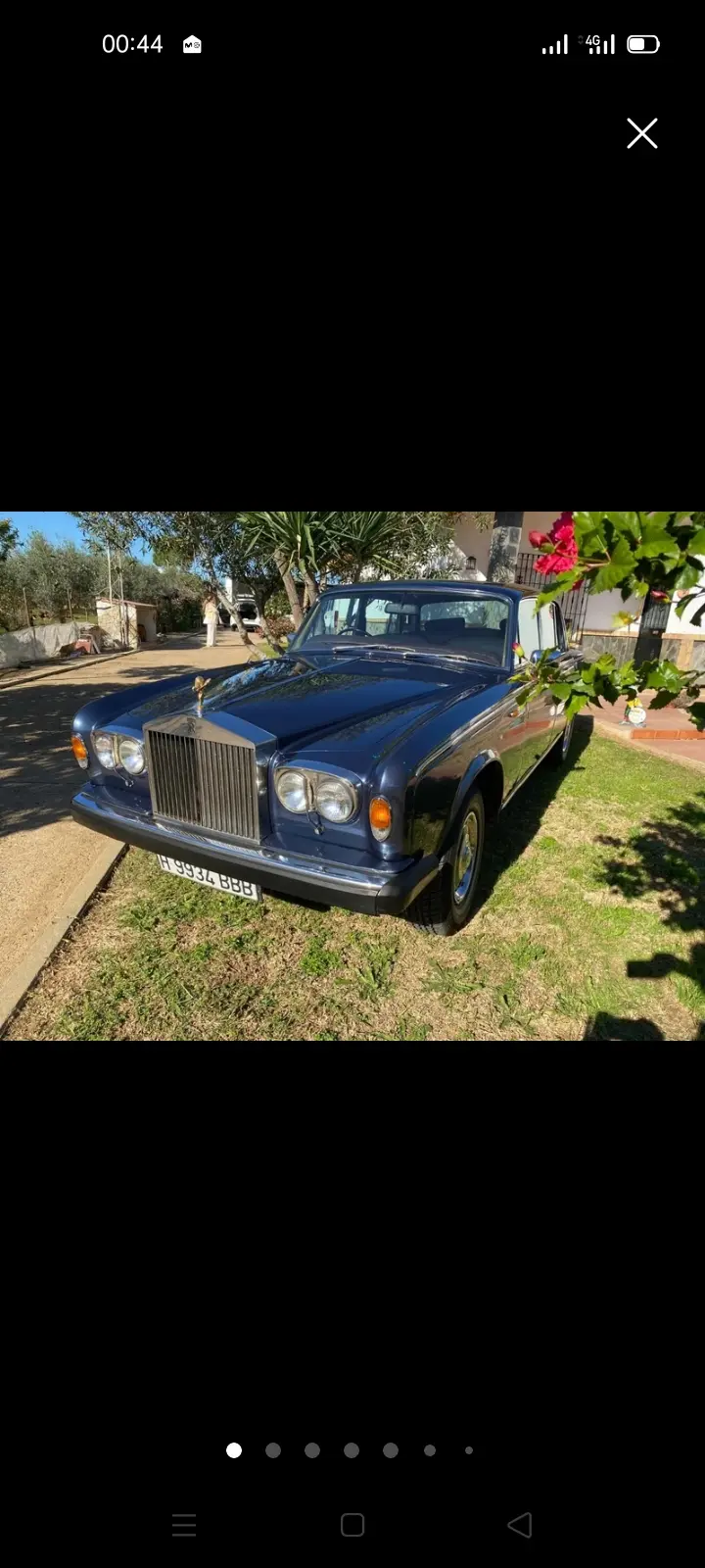 Rolls-Royce Silver Shadow 1978 - Coche clásico para alquiler en bodas Sevilla - Imagen 1 de 7