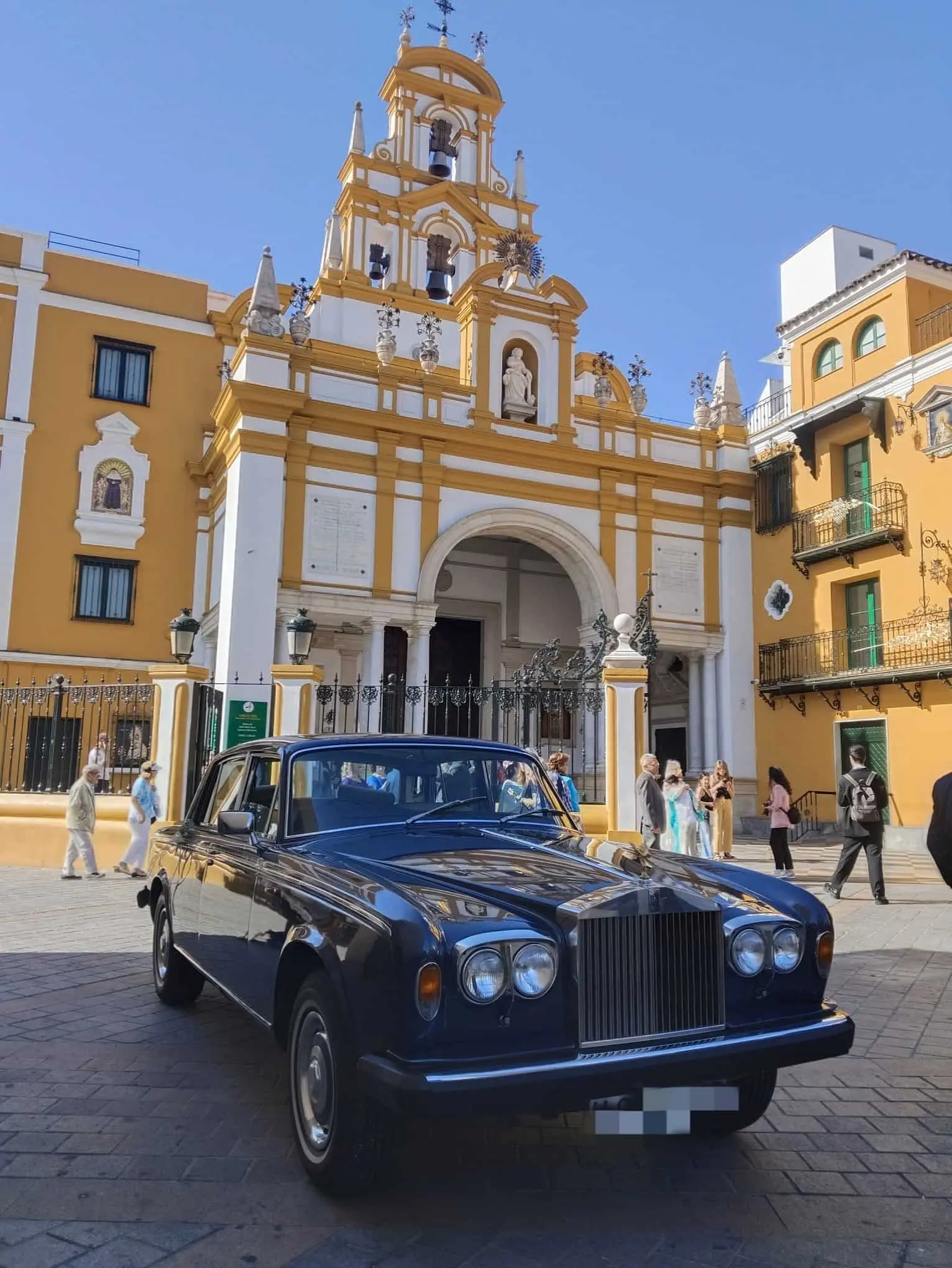 Rolls-Royce Silver Shadow 1978 - Coche clásico para alquiler en bodas Sevilla - Imagen 5 de 7